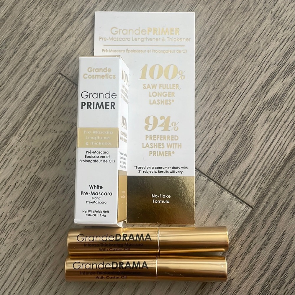 Grande Cosmetics Lash Primer And GrandeDrama Mascara